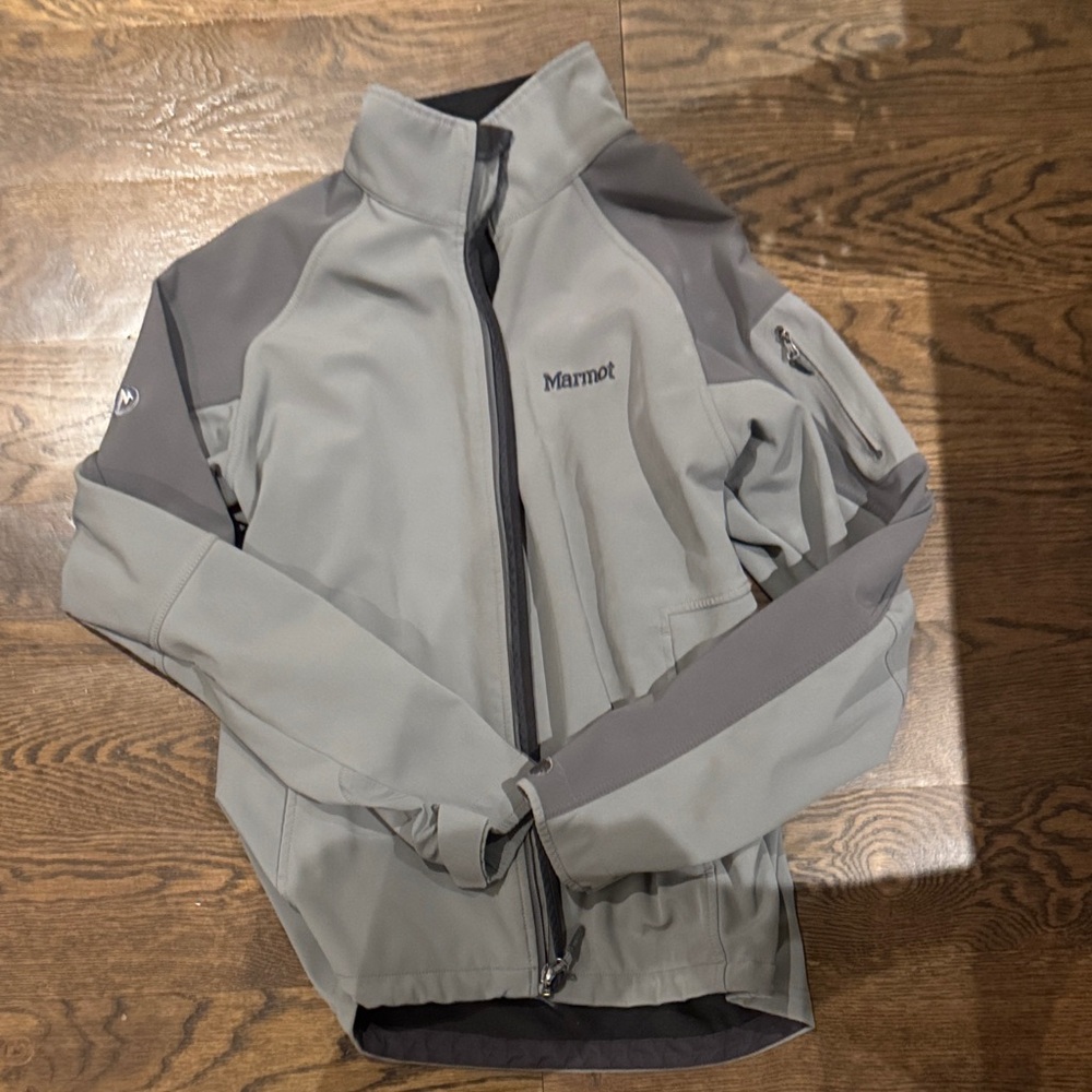 Marmot Two-Tone Gray Softshell Jacket - image 1